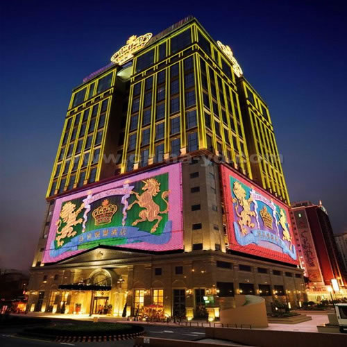 Outdoor LED display with 819m2 and outdoor Logo with 815m2
